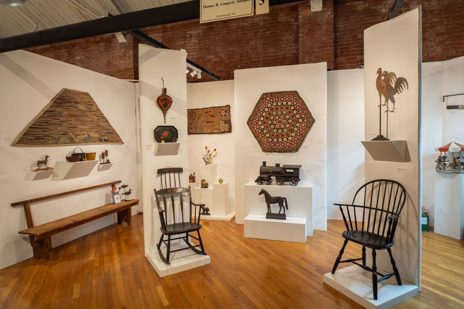 Thomas R. Longacre Antiques Booth at the 2025 Show