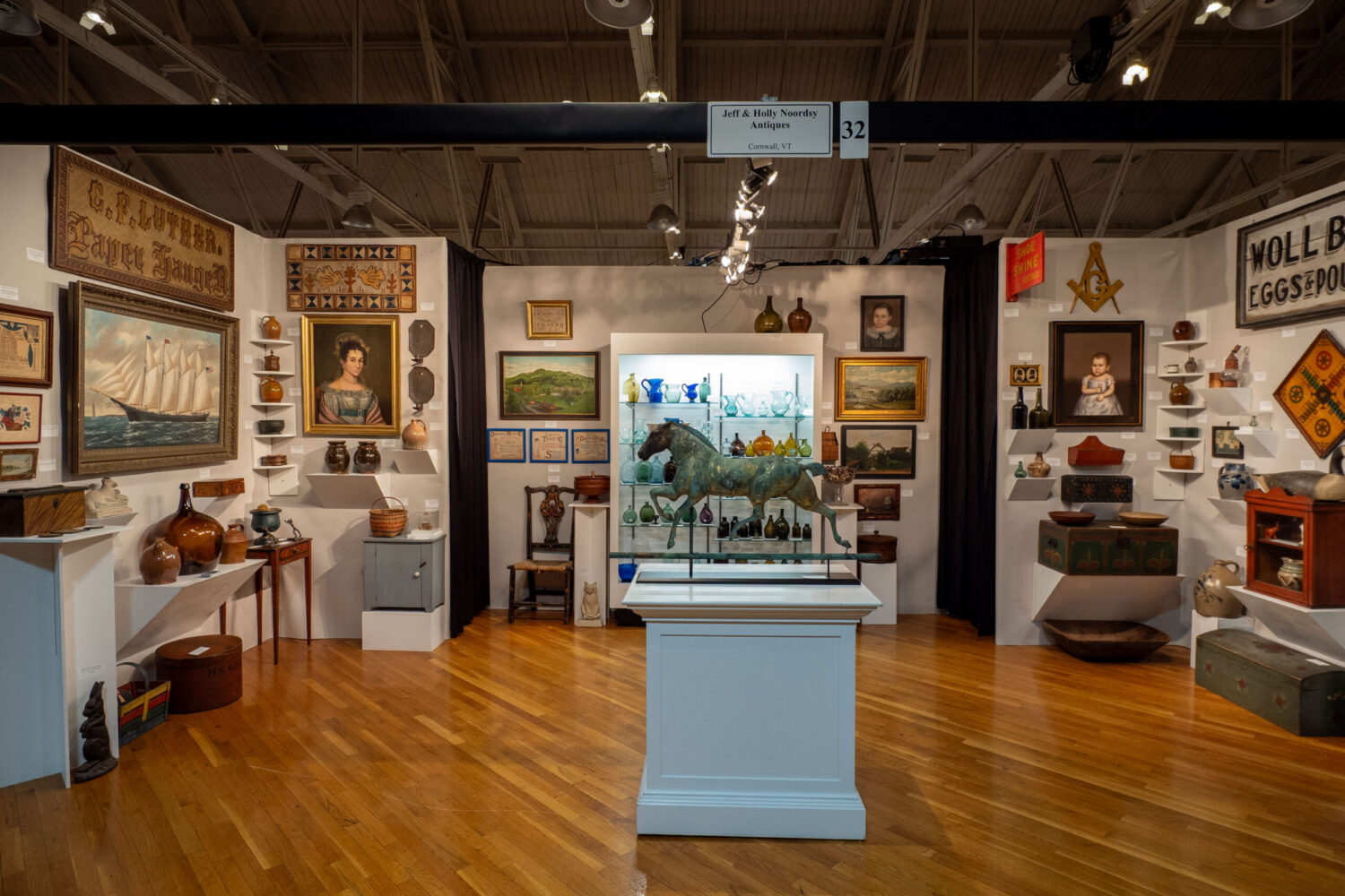 Jeff & Holly Noordsy Art and Antiques Booth at the 2025 Show